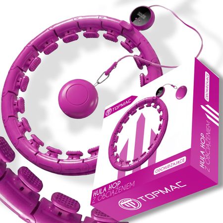 Smart Hula Hop TOPMAC z Obciążeniem i Licznikiem