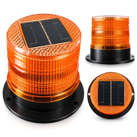 Solarany kogut ostrzegawczy LED na magnes